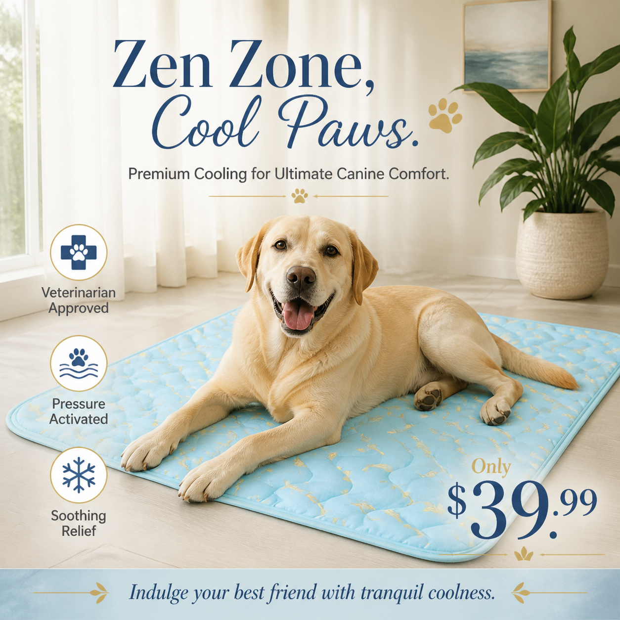 ❄️Summer Sale❄️ Theflame™ Pet Cooling Ice Silk Mat – Summer Cooling Pet Bed Pad for Dogs and Cats🐾