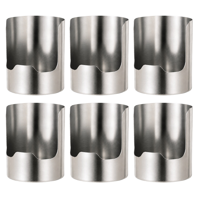 Stainless Steel Utensil Holder & Pot Lid Organizer – Rust-Proof, Drain Notch Design, Easy to Clean
