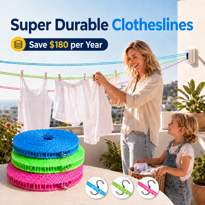 ⌛ 50% OFF! 🏠🚫 No Drills, No Wall Damage! Space-Saving Portable Drying Rack for Balcony, Bathroom & Outdoor Use