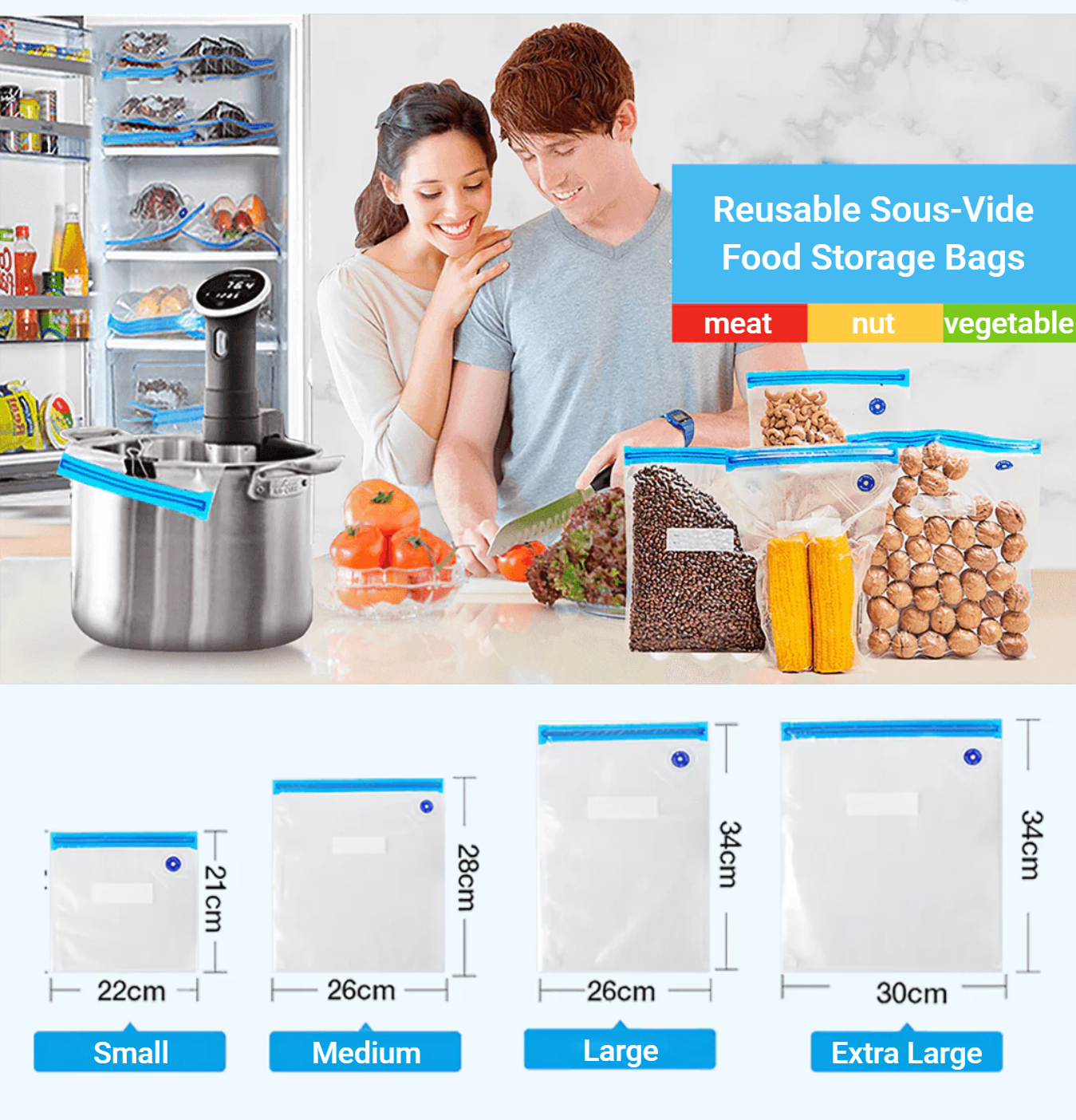 Theflame™ 10 Reusable Vacuum Bags Set (offer)