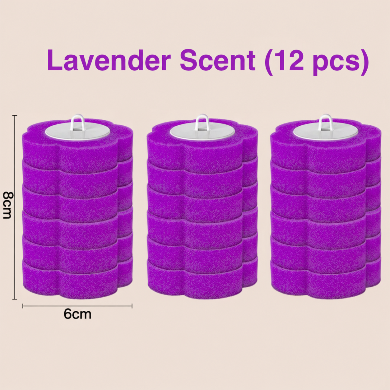 12PCS Brush Head - Lavender Scent
