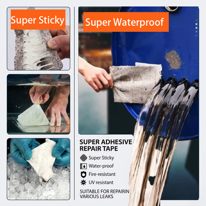 🏠Theflame™ Super Waterproof Butyl Rubber Tape - Save Your Roof, Pipe, & RV (Offer)