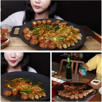 Theflame™ Korean BBQ Grill Pan — Induction Ready Cookware