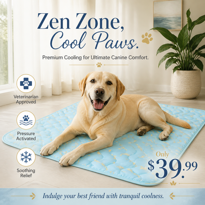 ❄️Summer Sale❄️ Theflame™ Pet Cooling Ice Silk Mat – Summer Cooling Pet Bed Pad for Dogs and Cats🐾