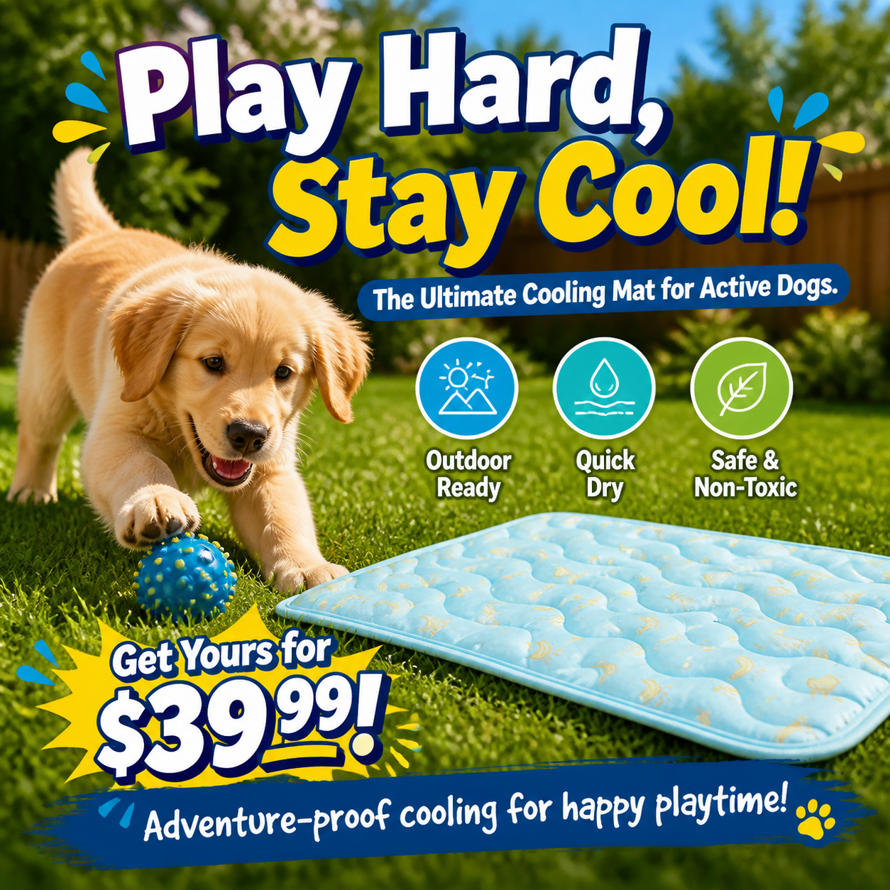 ❄️Summer Sale❄️ Theflame™ Pet Cooling Ice Silk Mat – Summer Cooling Pet Bed Pad for Dogs and Cats🐾