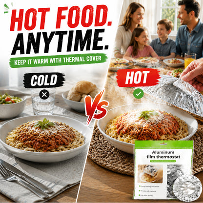 🍲50% OFF!🔥Food Container Aluminum Foil Heat-retaining Cover