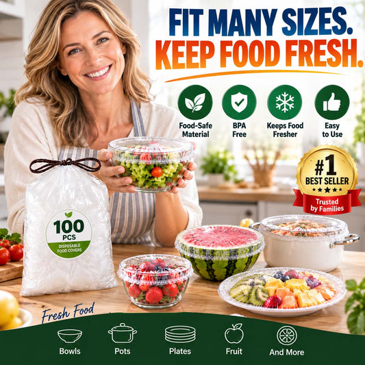 🔥Disposable Stretch Food Covers for Bowls & Plates
