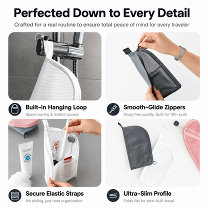 🔥Hot Sale Offers-🧰Theflame™ Portable Lightweight Travel Toiletry Bag