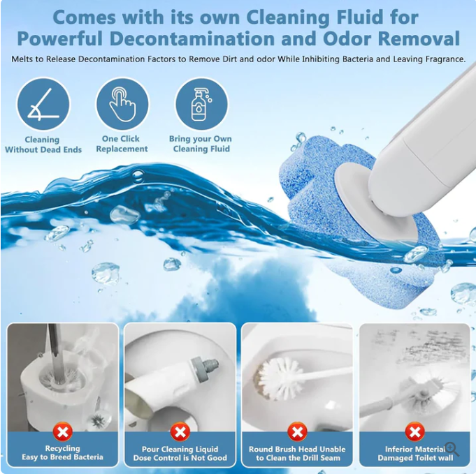 Theflame™ No-Touch Disposable Toilet Wand Set - Hygienic Scented Cleaning System💧
