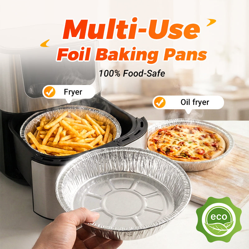 🎉Special Sales - 50% OFF🍟Theflame™ Oil-Proof Aluminum Foil Tin Box/Pans for Air Fryer, BBQ Grill, Oven & Stove
