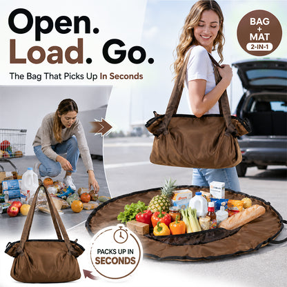 The bag that picks up in seconds
