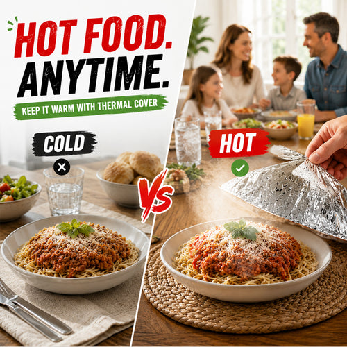 🍲50% OFF!🔥Food Container Aluminum Foil Heat-retaining Cover