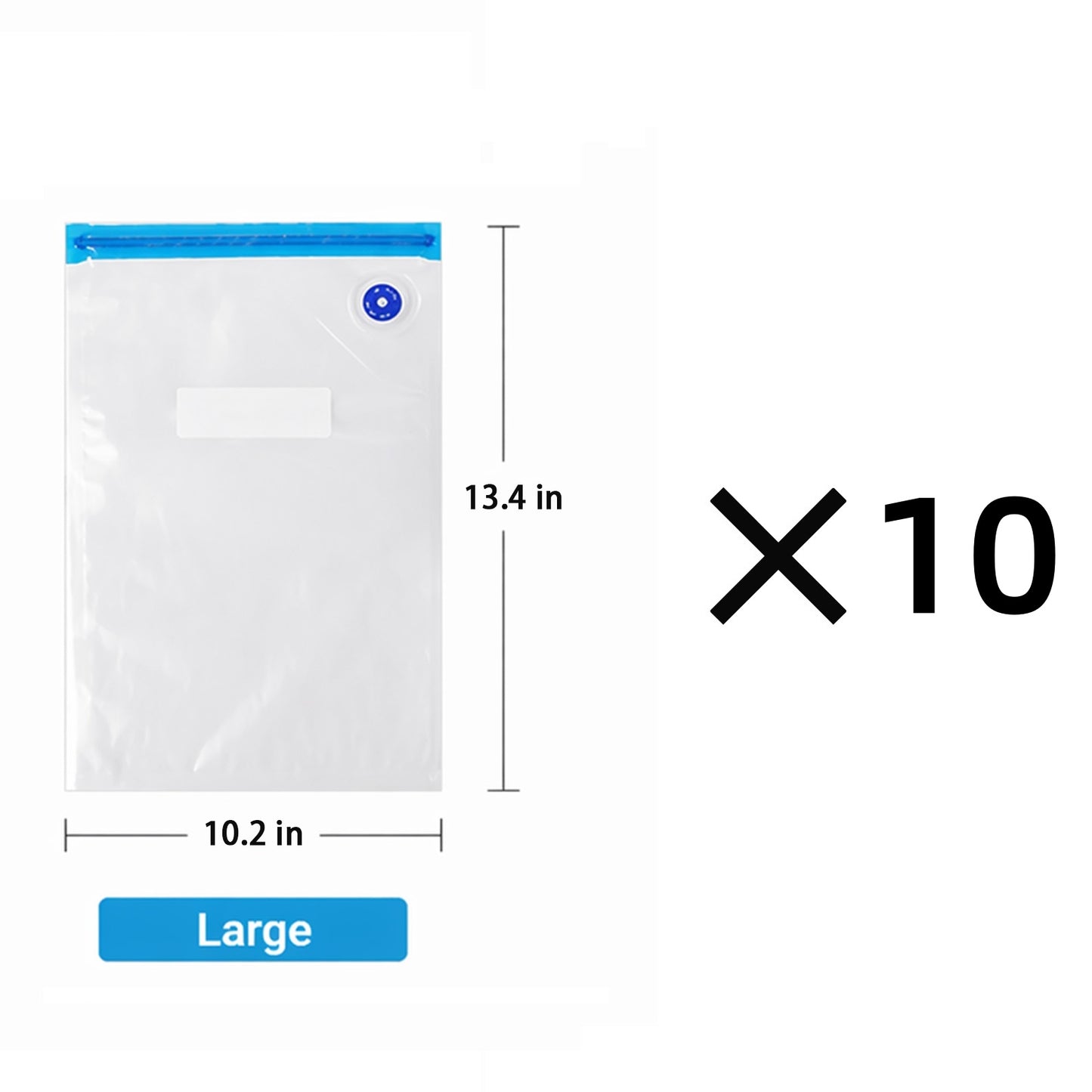 Theflame™ 10 Reusable Food Vacuum Bags Set - Keep Food Fresh 5X Longer