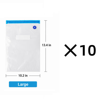 Theflame™ 10 Reusable Food Vacuum Bags Set - Keep Food Fresh 5X Longer