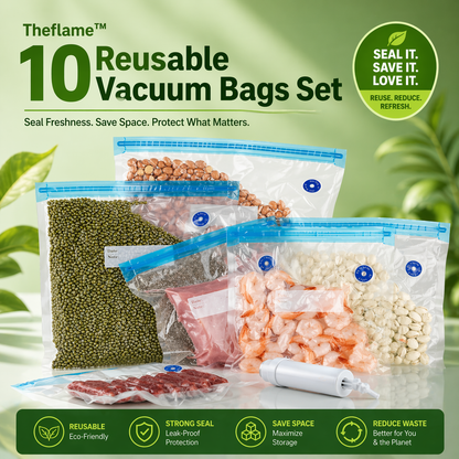 Theflame™ 10 Reusable Vacuum Bags Set (offer)