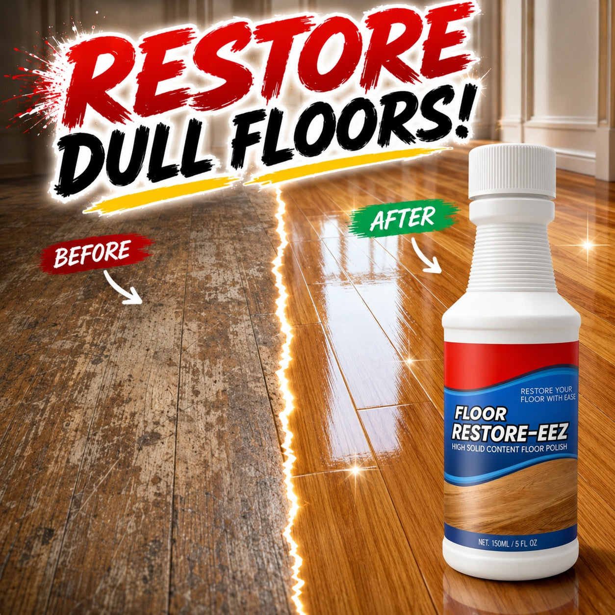 Floor Care Polish – Quick-Dry & Brilliant Shine✨
