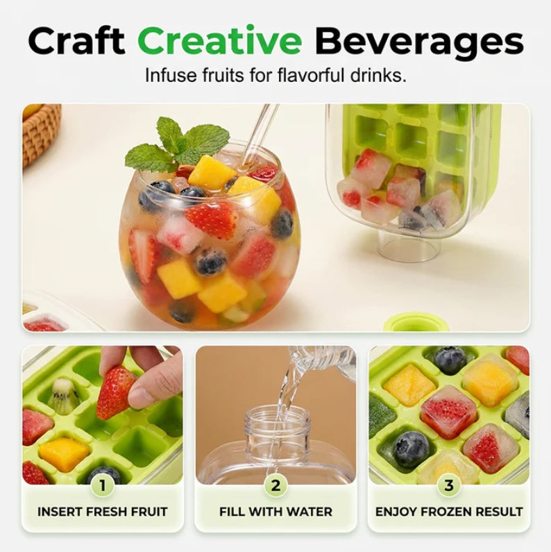 Theflame™ Ice Maker Bottle – No-Touch & Leakproof