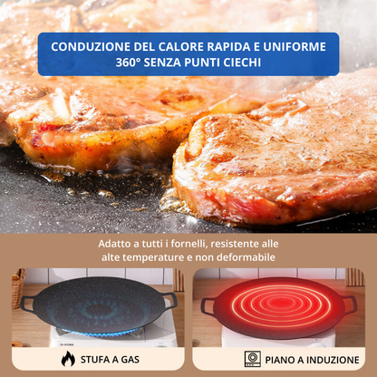 Theflame™ Korean BBQ Grill Pan — Induction Ready Cookware (Offer)