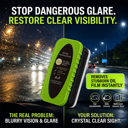 🔥 Oil Film Remover Brush for Car