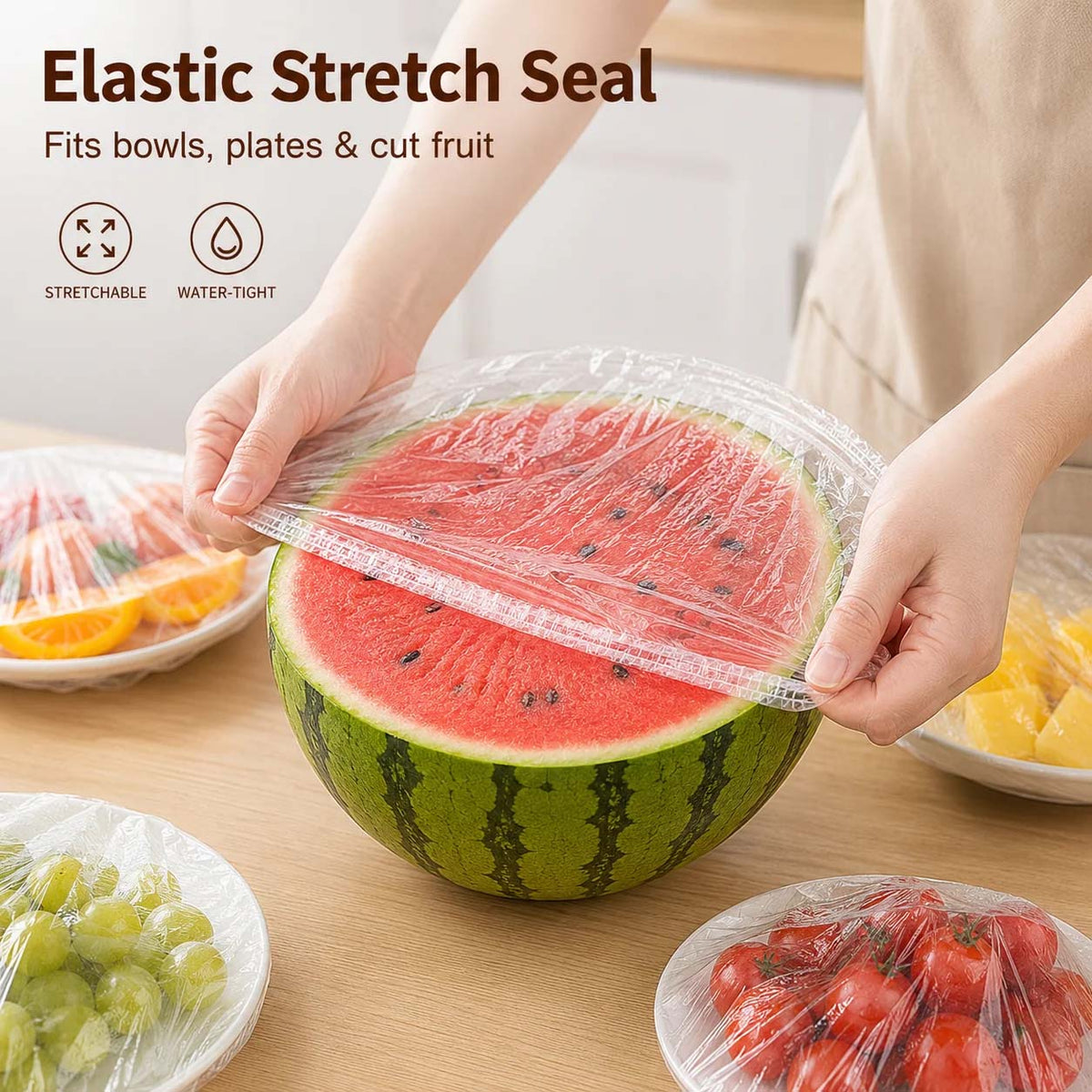🔥Disposable Stretch Food Covers for Bowls & Plates (EU)