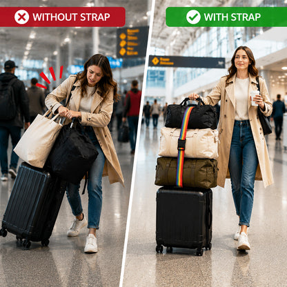 Theflame™ Adjustable Luggage Connector Strap
