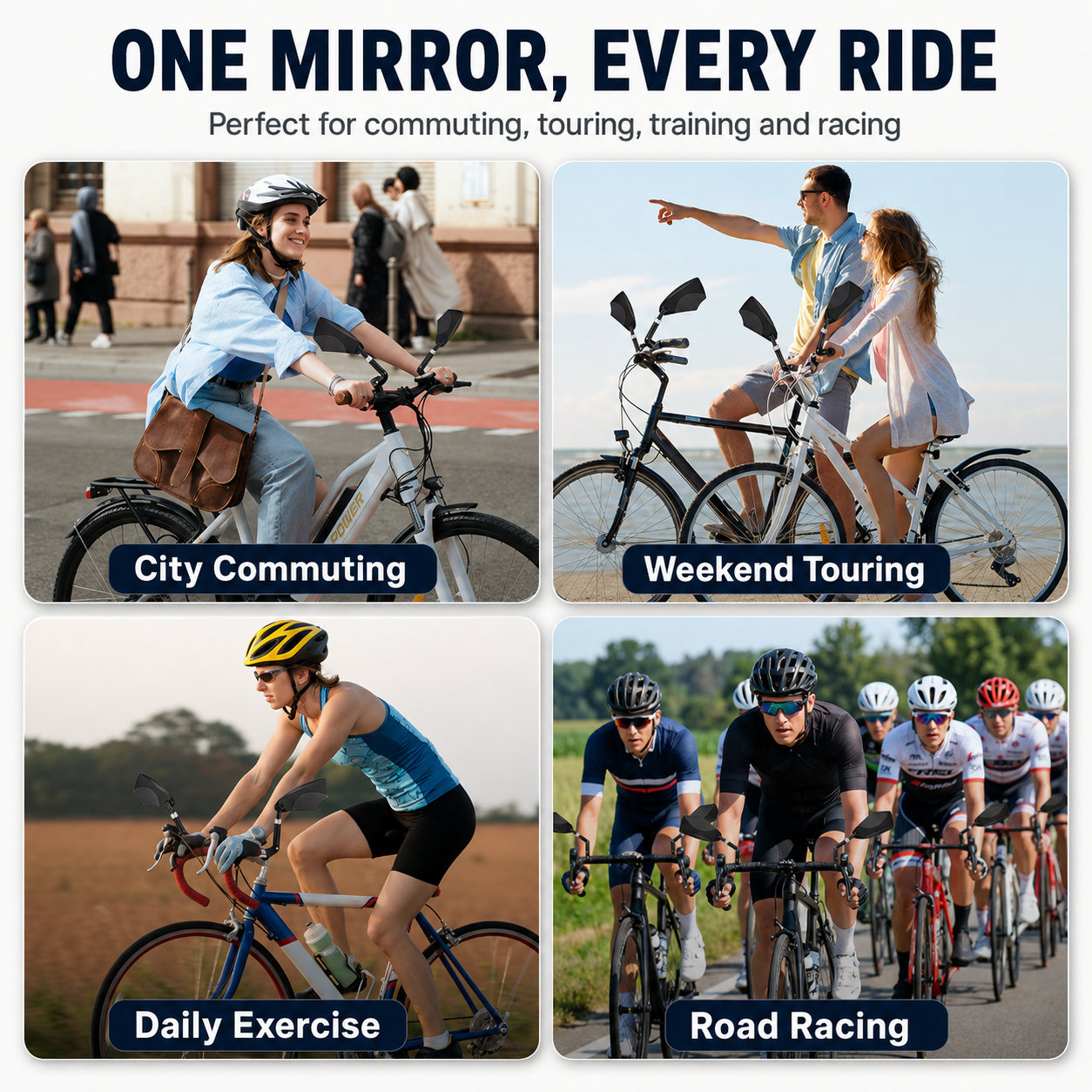 ⏳Time-Limited Special⏰Theflame™ 360° Adjustable Handlebar Bike Mirror