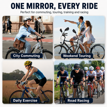 ⏳Time-Limited Special⏰Theflame™ 360° Adjustable Handlebar Bike Mirror