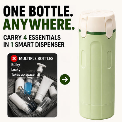 Theflame™ Travel Dispenser - Carry 4 Essentials in 1 Bottle（Offer）