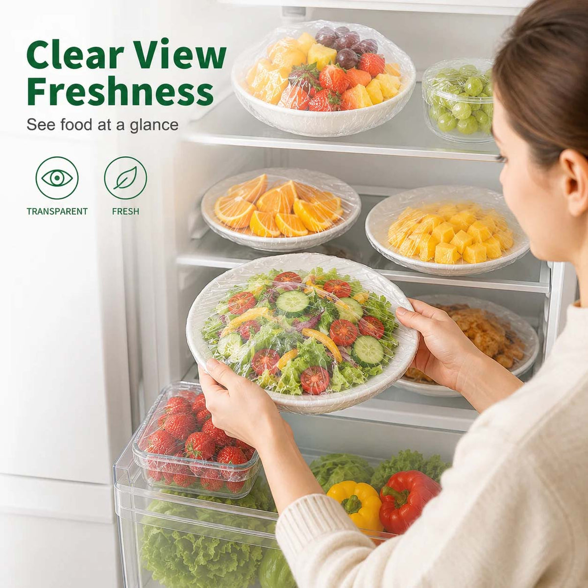 🔥Disposable Stretch Food Covers for Bowls & Plates (EU)