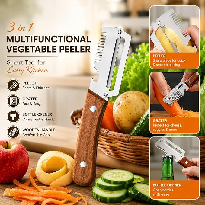 Theflame™  Multifunctional Vegetable Peeler