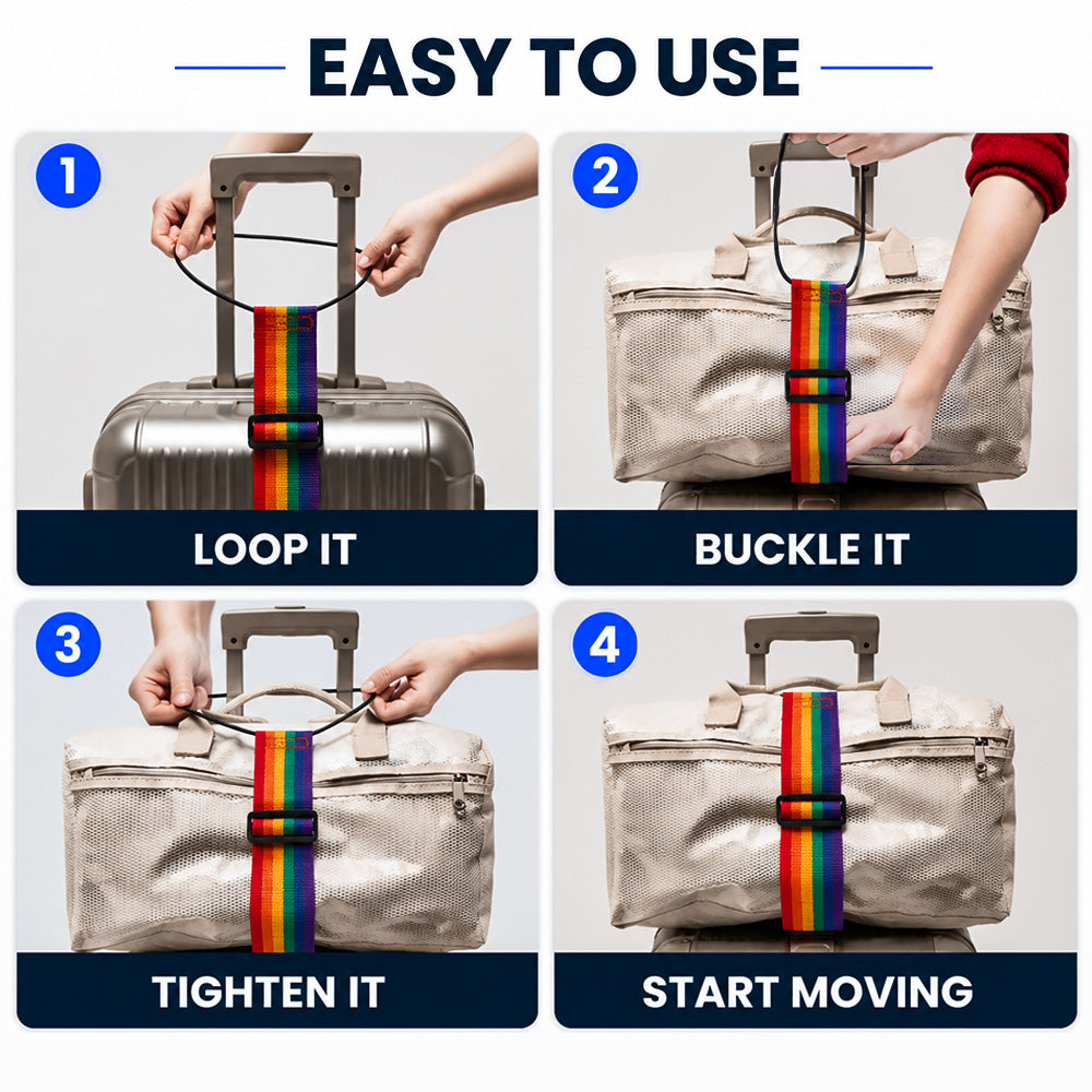Theflame™ Adjustable Luggage Connector Strap