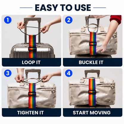 Theflame™ Adjustable Luggage Connector Strap