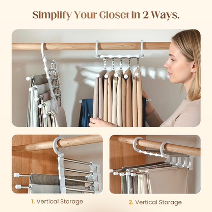 🔥2026 HOT SALE🔥Closet Space Saver Pants Hanger for Closet Organization👖