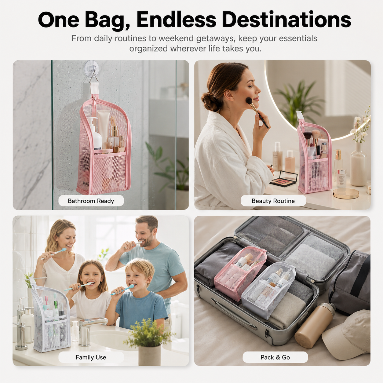 🔥Hot Sale Offers-🧰Theflame™ Portable Lightweight Travel Toiletry Bag
