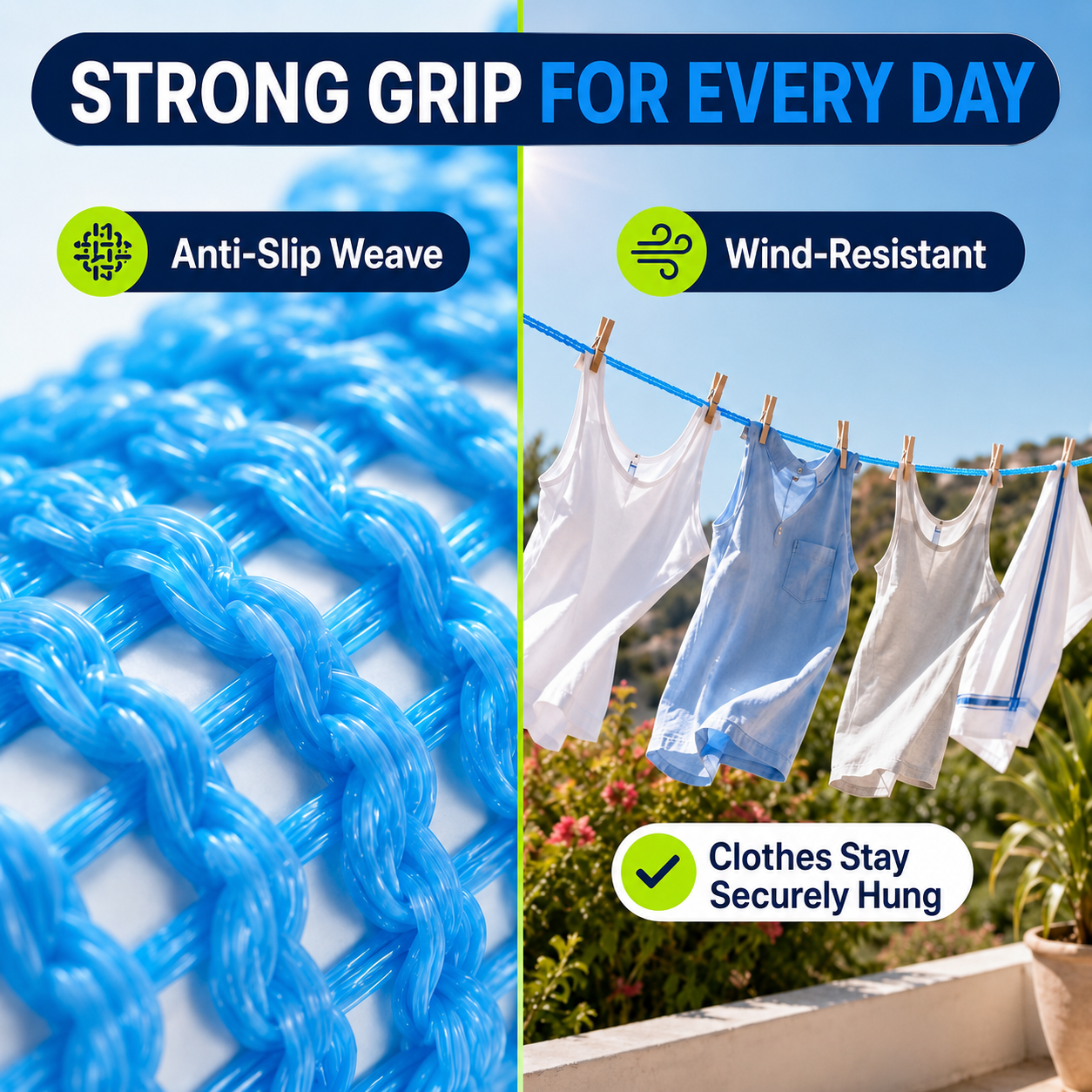⌛ 50% OFF! 🏠🚫 No Drills, No Wall Damage! Space-Saving Portable Drying Rack for Balcony, Bathroom & Outdoor Use