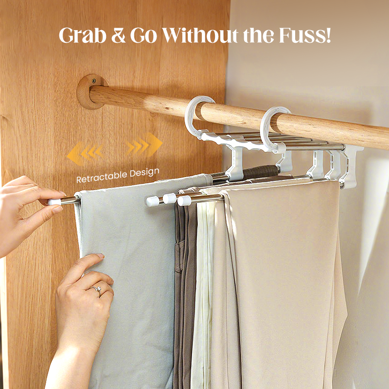 🔥2026 HOT SALE🔥Closet Space Saver Pants Hanger for Closet Organization👖