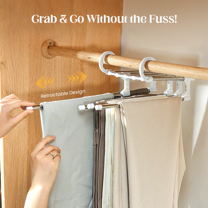 🔥2026 HOT SALE🔥Closet Space Saver Pants Hanger for Closet Organization👖