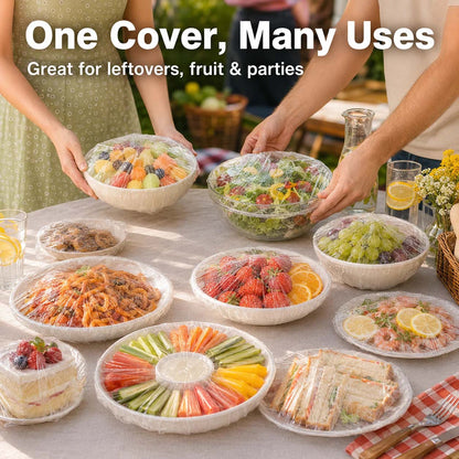 🔥Disposable Stretch Food Covers for Bowls & Plates (EU)