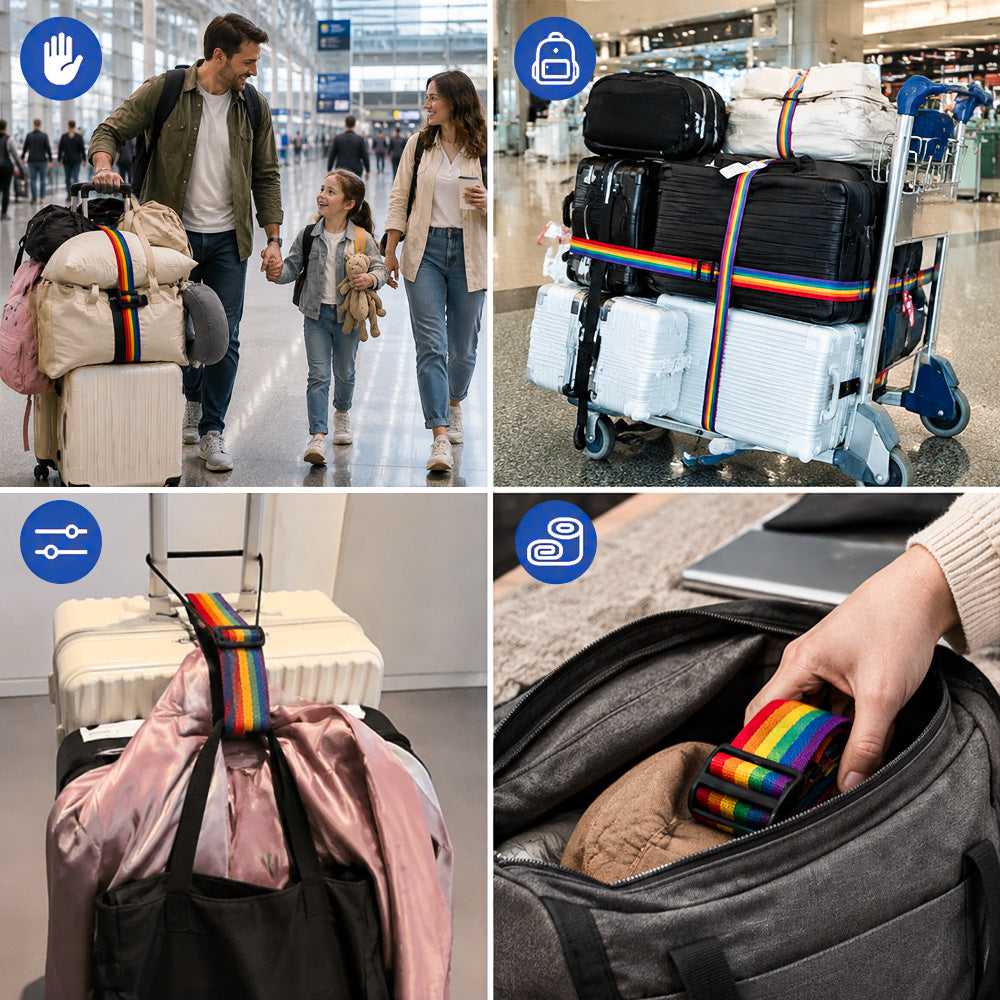 Theflame™ Adjustable Luggage Connector Strap