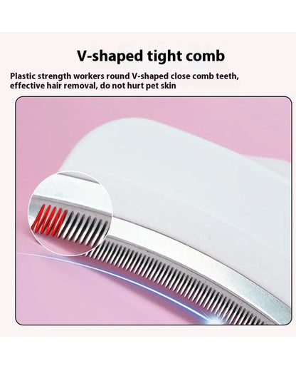 Theflame™ V-Tooth Deshedding Comb for Pets
