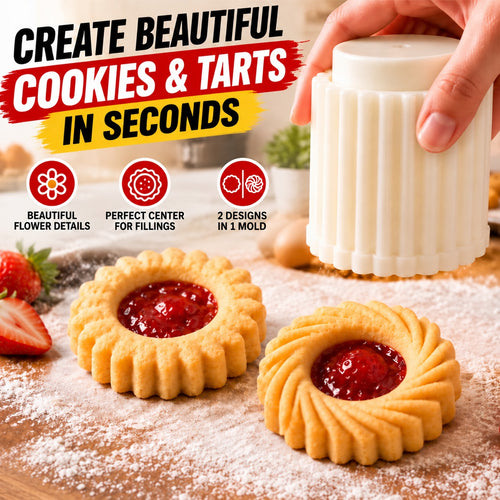 Creative Double-Ended Pastry Mold-2-in-1 Mooncake Cookie Press