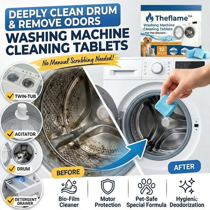 Theflame™ Washing Machine Cleaning Tablets💦