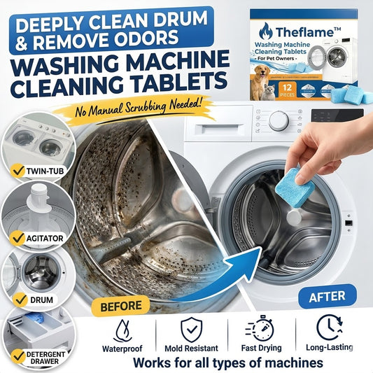 Theflame™ Washing Machine Cleaning Tablets💦 (offer)
