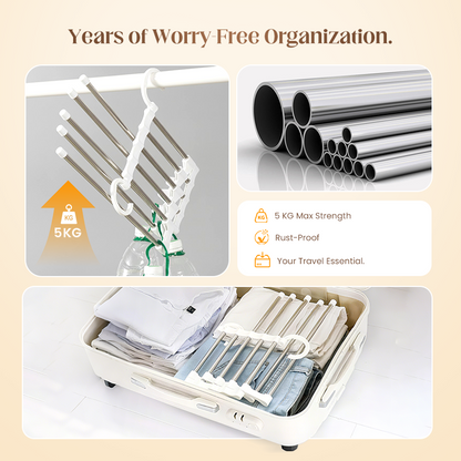🔥2026 HOT SALE🔥Closet Space Saver Pants Hanger for Closet Organization👖
