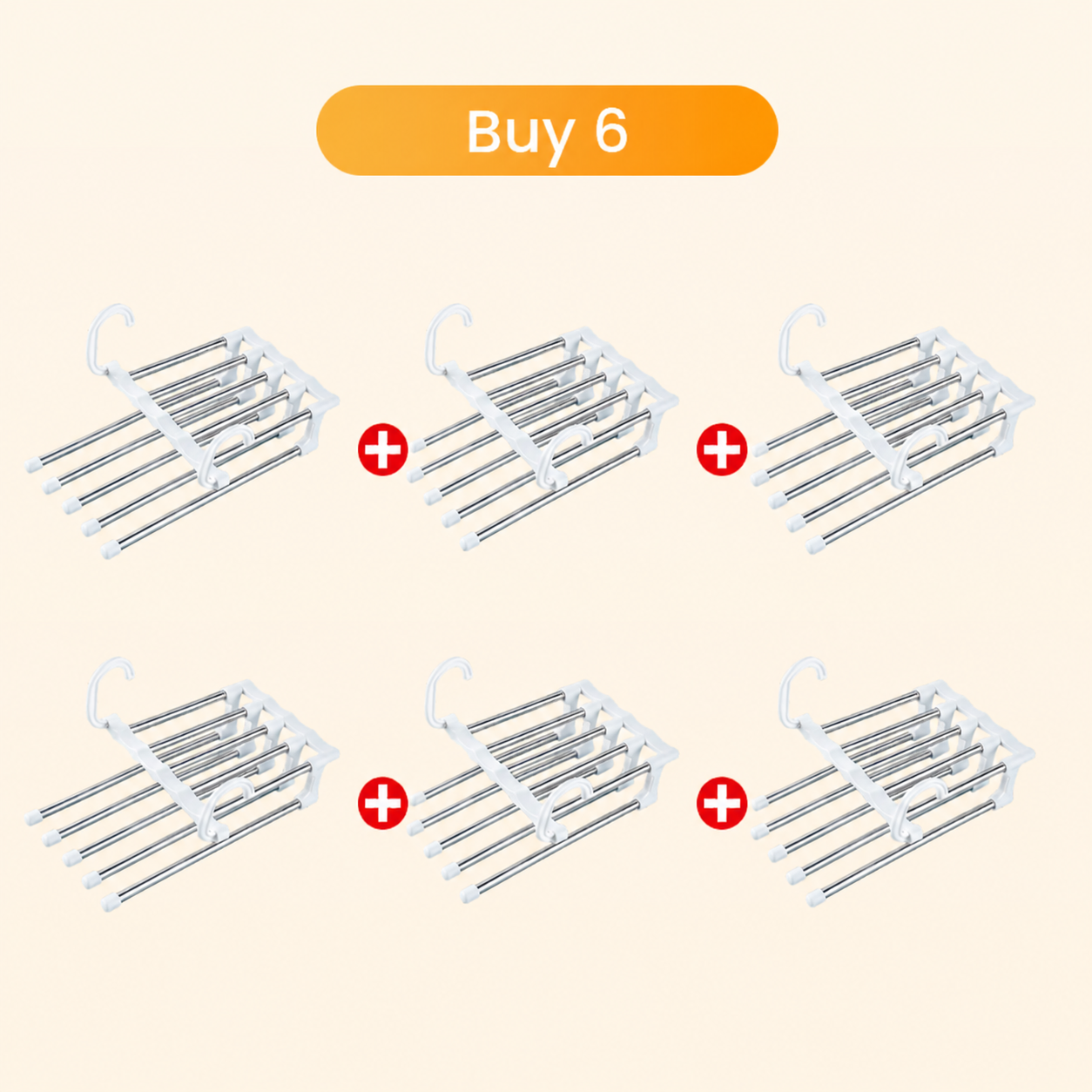 🔥2026 HOT SALE🔥Closet Space Saver Pants Hanger for Closet Organization👖