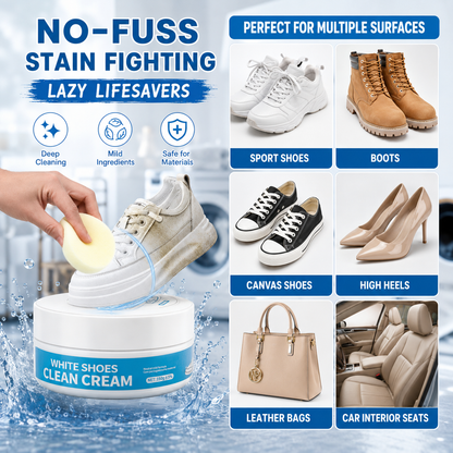 Theflame™ White Shoe Cleaning Cream - No Water Needed (Offer)