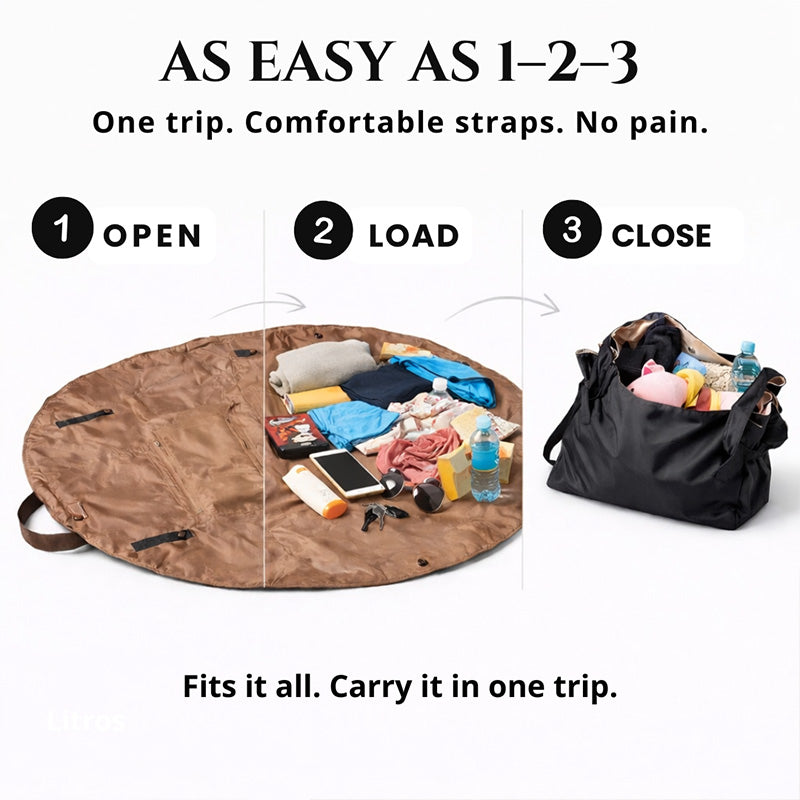 The bag that picks up in seconds