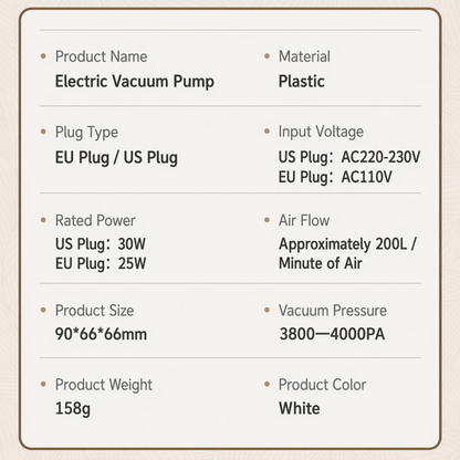 Theflame™  Vacuum Compression Bag Pump