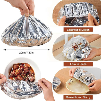 🍲50% OFF!🔥Food Container Aluminum Foil Heat-retaining Cover