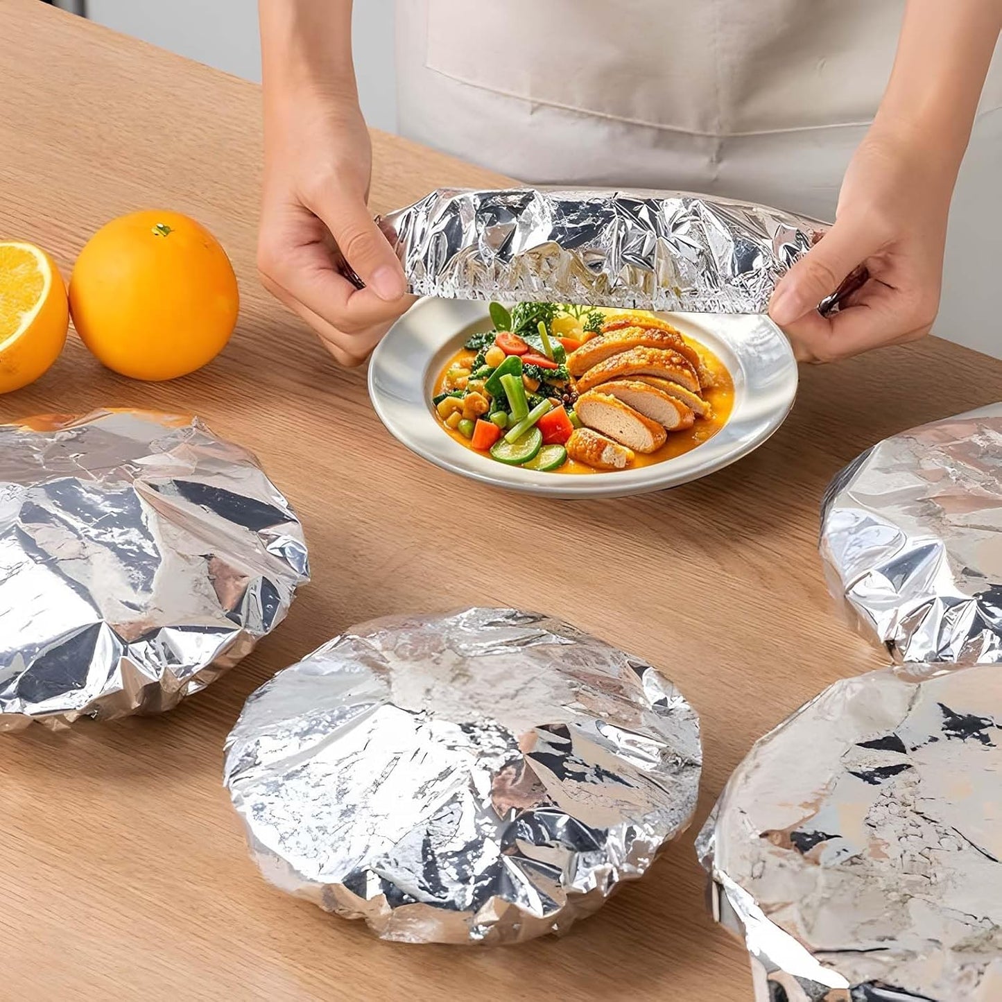 🍲50% OFF!🔥Food Container Aluminum Foil Heat-retaining Cover
